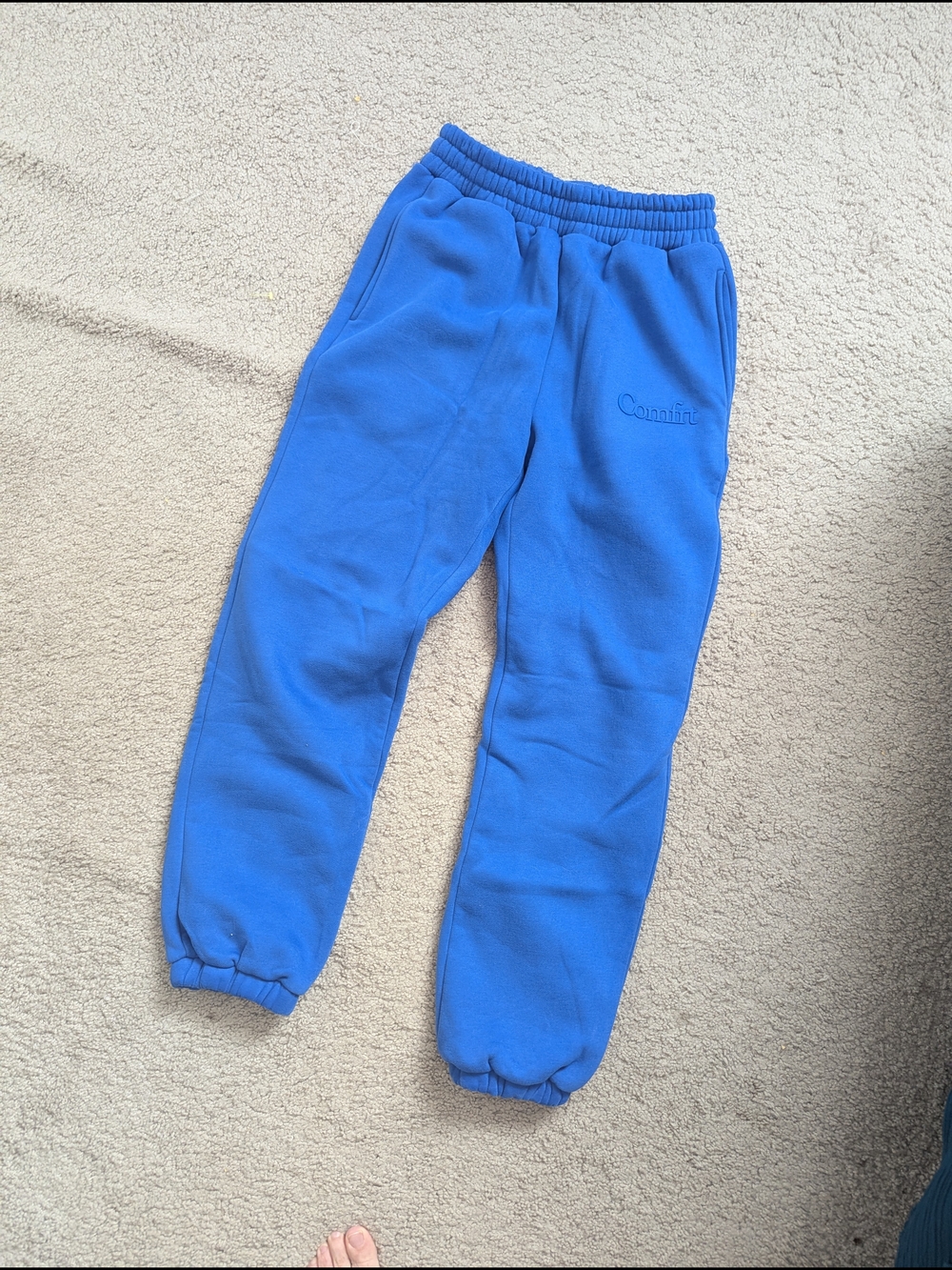 Comfrt Colbat Blue Fleece Sweatpants - Picture 3 of 5
